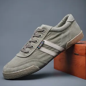 Chaussures vulcanisées classiques pour hommes, chaussures décontractées en toile respirantes et souples, résistantes à l'usure, Tenis Marculino - Product Image 4
