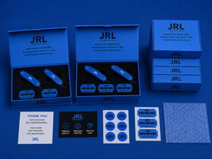 มีดโกนหนวดตรง JRL Gold คุณภาพสูง พร้อมบริการสกรีนโลโก้ บรรจุภัณฑ์สีตามสั่ง - Product Image 6