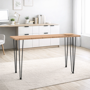 Juego de 4 patas de mesa tipo horquilla de 28 pulgadas, patas de metal de acero de 3 varillas de alta resistencia para muebles, patas para mesas de comedor y mesas de centro DIY EDPTBL014 - Product Image 2