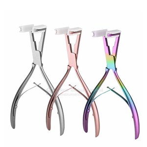 Pinzas de Acero Inoxidable Saar Global Surgical para Extensiones de Cabello, Uso Comercial, Herramienta para Instalación y Remoción - Product Image 2