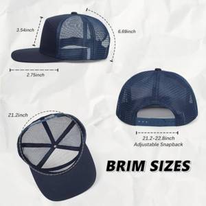 Gorra Trucker de 5 o 6 Paneles de Alta Calidad en Oferta, Gorras Personalizables para el Verano con Servicio OEM a Bajo Precio - Product Image 4