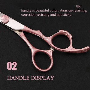 Tijeras de Barbero de Acero Inoxidable Quirúrgico Tegra de Nuevo Diseño, para Diestros, con Mango de Goma, Uso Profesional en Salón, con Certificación CE - Product Image 3