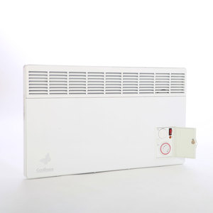 Radiateur mural convector 24H avec minuterie BC 125T blanc moyen IP24 étanche avec panneau de sécurité verrouillable - Product Image 3