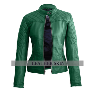 <b>High</b> Quality Wholesale Women <b>Leather</b> Jacket Custom Design Full Sleeve Breathable Outdoor Street Wear <b>Leather</b> Jacket Ladies - Product Image 5