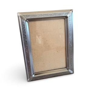 Rectangular Aluminum Photo <b>Frame</b> <b>With</b> Embossing Printing Handmade Metal Picture <b>Frame</b> Vertical Tabletop Display - Product Image 2