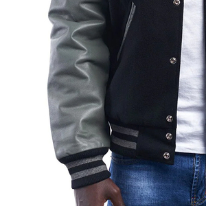 2025 Custom Jean Varsity <b>Jacket</b> 100%Cotton Long Sleeve <b>Men</b> s Clothing Streetwear Custom varisty <b>Jacket</b> <b>Men's</b> <b>jacket</b> - Product Image 6