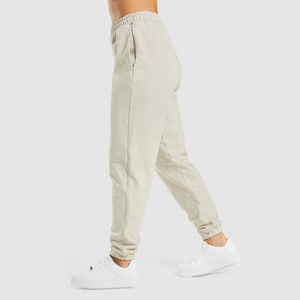 Pantalon de survêtement en coton uni grande taille pour femme – Style hip-hop taille haute, respirant et confortable pour l'hiver - Product Image 3
