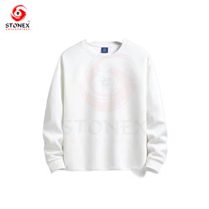 เสื้อสเวตเชิ้ตคอกลมแฟชั่นลำลองสำหรับผู้ชาย สีพื้น แขนยาว ใส่ได้ทั้งชายและหญิง สำหรับฤดูใบไม้ผลิและฤดูใบไม้ร่วง  รับออกแบบโลโก้ตามสั่ง 100% - Product Image 1