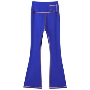 Pantalones de Yoga Azules Sigma Gamma Rho para Mujer, Leggings Deportivos de Cintura Alta, Elásticos y Cómodos, Pantalones de Fitness Atléticos, Logotipo Personalizado OEM - Product Image 2