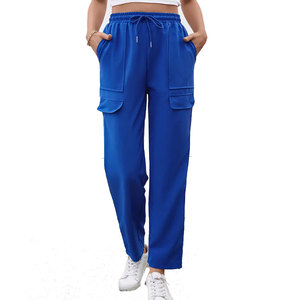 wholesale price OEM Service Best Quality Women Cargo Trousers Customizable Bulk Quantity Soft Warm Style Women Cargo Trousers - Product Image 2