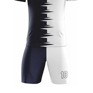 Service OEM personnalisé à faible MOQ, dernier style, uniforme de football pour hommes, qualité supérieure, ensemble d'uniformes de football personnalisés avec nom d'équipe - Product Image 5