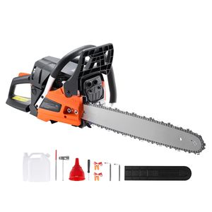 Tronçonneuse à essence 52CC 18 pouces 2,55 CV avec carburateur Walbro, sans fil, portative, pour la coupe des branches d'arbres - Product Image 4