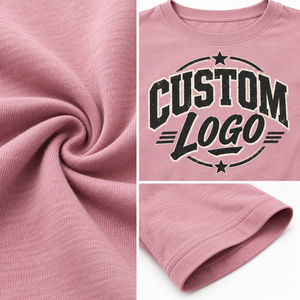 T-shirt décontracté pour homme, coupe ample, 100 % coton, col rond, manches courtes, couleur unie, t-shirt épais 100 % coton, impression de logo personnalisée - Product Image 5