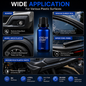 CTC-V2 9H UV Resistant <b>Plastic</b> Restorer Ceramic Coating 30ml with 20000 Scrub Cycles Endurance for Long-Lasting Trim Care - Product Image 2
