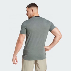 Conjunto de Camiseta y Pantalones Cortos Deportivos para Hombre, Ropa Deportiva Informal para Gimnasio, Camiseta de Manga Corta con Logotipo de Marca - Product Image 3