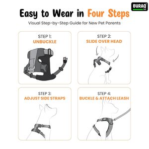 Custom Wholesale Luxury Fashion Solid Padded Nylon <b>Dog</b> <b>Harness</b> Reflective Vest No Tension Handle Button Metal Accessories - Product Image 2