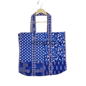 Bolso Tote Acolchado de Algodón con Estampado Floral, Hecho a Mano, Estilo Vintage, para Mujer, con Parte Superior Abierta, para Llevar al Hombro, Reutilizable, Ligero, para Primavera y Otoño - Product Image 1