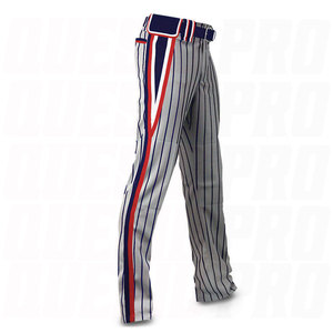 Wholesale Custom Men Custom Sublimated 100% Polyester Grey Blank <b>Baseball</b> Pants for Team Uniforms Athletic Training Durable - Product Image 4