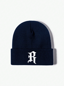 New Manufacturer Custom Designer Unisex Ladies Embroidery Winter Cap <b>Knitted</b> Beanies <b>Hats</b> With Custom Logo Beanie <b>Hat</b> - Product Image 3