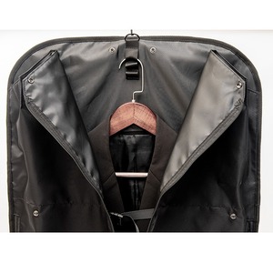 Bolsa de almacenamiento para traje de sarga negra, funda protectora para traje de viaje de negocios, funda protectora de ropa de alta gama contra el polvo. - Product Image 6