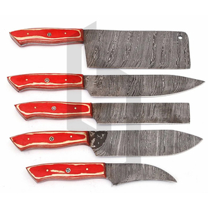 Ensemble de couteaux de Chef personnalisés, couteaux de cuisine faits à la main - Product Image 4