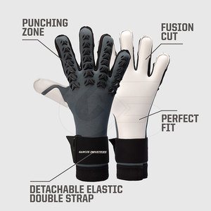 Gants de gardien de but professionnels de haute qualité, dernier design, en cuir, imperméables, unisexes, antidérapants, vente chaude - Product Image 4