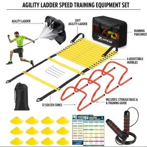 Attrezzatura Professionale Regolabile per Fitness - Set di Allenamento con Scala per Agilità, Velocità e Coordinazione dei Piedi, con Borsa per il Trasporto - Product Image 5