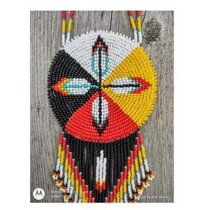 Elegante conjunto de collar y aretes hechos a mano con cuentas artísticas para ocasiones festivas - Product Image 2