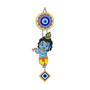 Bohemian Nazar Battu Evil Eye Wall Hanging for Home Entrance Living Room Bedroom Protection Decor - Product Image 5