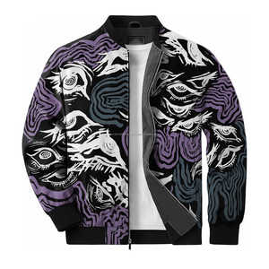 OEM Manufacturer High Quality Sublimation <b>Men</b> College Long Sleeves Customized Logo Baseball Bomber Letterman Varsity <b>Jacket</b> - Product Image 1