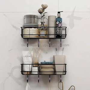 High on Demand Premium Black Finished Decorative Bathroom and Kitchenware <b>Racks</b> <b>for</b> Sale in Bulk From India - Product Image 2