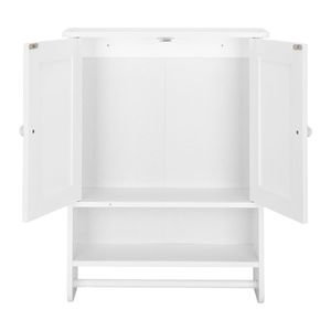Armadietto a Doppia Anta (65 X 48.7 X 14.6cm) da Parete per Bagno con Spazio per Lavatrice - Product Image 5