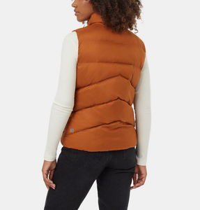 Chaleco Acolchado de Invierno con Logotipo Personalizado OEM, Chaleco Informal Ligero de Color Sólido sin Mangas para Mujer - Product Image 6