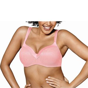 Soutien-gorge push-up respirant en tricot pour femme, bonnet complet, sculptant, rembourré, dentelle, lingerie sexy, maintien confortable, vente en gros OEM, directement de l'usine - Product Image 2