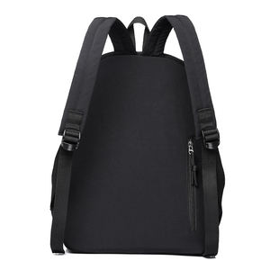 Unisex <b>Nylon</b> Casual <b>Backpack</b> With Arcuate Shoulder Strap Lightweight Softback Below 22L Zipper Closure Daily Use - Product Image 3