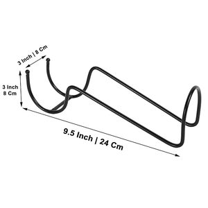 Support moderne en métal pour bouteille de vin, présentoir pour une seule bouteille, décoration d'intérieur, support pour bouteille rouge - Product Image 5