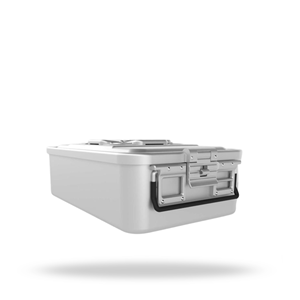 Middle Size Bio Barrier Sterilization <b>Container</b> <b>Aluminum</b> Surgical Instrument Storage Box Medical Autoclave Case Valve System - Product Image 1