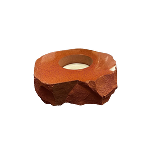 Crystal Stone <b>Red</b> jasper Carved Handmade Natural Stone <b>Candle</b> Holder Gemstone Agate Healing Wholesaler - Product Image 4