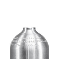 Bouteille de plongée portable 1L 1,8kg en aluminium, réservoir d'air sous-marin DIN G5 8 CGA 320 Valve 1800psi réglable CE/DOT