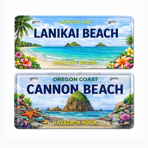 Targa Auto Stile Costiero USA San <span class=keywords><strong>Diego</strong></span> La Jolla con Stampa a Caldo, Souvenir Turistico, Decorazione per la Casa - Product Image 4