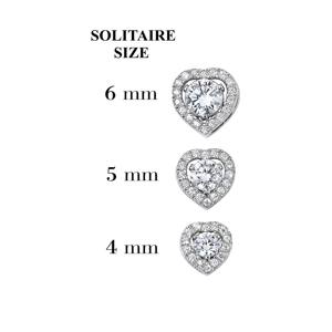 ELEGANT HIGH CARBON DIAMOND STUD <b>EARRINGS</b> FOR WOMEN 925 STERLING SILVER LUXURY FASHION JEWELRY GIFTS FOR MEMORIALS AND WEDDINGS - Product Image 4
