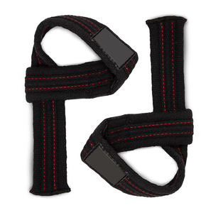 Weight Lifting Power Straps Long Cotton Wrap For Superior <b>Grip</b> <b>Control</b> During High Load Lifting Exercises - Product Image 4