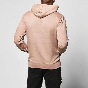 <b>Top</b> Selling OEM Service Men <b>Distressed</b> Hoodies Solid Winter 100% Cotton Oversized Fit Side Pockets Wholesale Price - Product Image 3