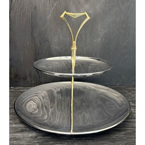 Vintage Rustic Art Four Tier Stainless Steel <b>Cake</b> <b>Stand</b> Multi Layer Reusable Serving <b>Cake</b> Tray Set Home Decor In Lowest Price - Product Image 6