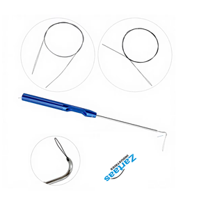 Crochet de suture en acier inoxydable de haute qualité pour la rotule, la coiffe des rotateurs et l'arthroscopie de l'épaule, 20 cm, instruments orthopédiques - Product Image 3