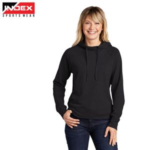 Sudadera con Capucha para Mujer, Color Sólido, Manga Larga, Tejida, Transpirable, para Otoño, Informal - Product Image 1