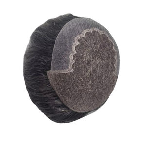 Taz Hair BD - Peluca de Cabello Humano Remy Indio para Hombre, Ondulado Profundo, con Frente de Encaje - Alibaba Bangladesh - Product Image 1