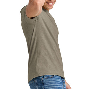 Camiseta de Hombre de Algodón Pima Lisa de Alta Calidad, Ajustada, con Logotipo Personalizado por Sublimación, Tallas Grandes, Venta Caliente - Product Image 4