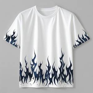 Camisetas Blancas para Hombre con Logotipo Personalizado, de Alta Calidad, 100% Algodón Poliéster, Transpirables, para Verano - Product Image 1