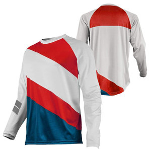 เสื้อเจอร์ซีย์พิมพ์ลาย MTB และกางเกงมืออาชีพสำหรับมอเตอร์ครอส ลดราคาพิเศษ MOQ ต่ำ รับผลิตแบรนด์ส่วนตัว ชุดแข่งจักรยานดาวน์ฮิลล์ เอนดูโร่ - Product Image 3